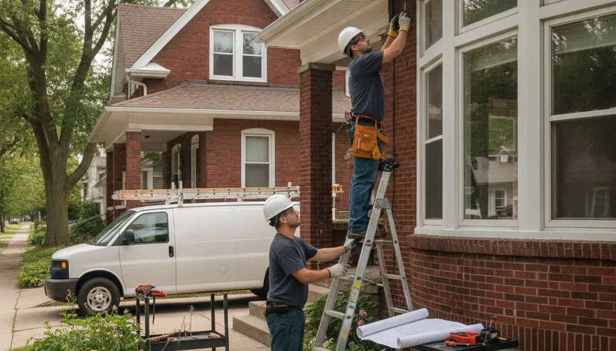 Milwaukee, WI plumber repairing a pipe for a local plumbing service